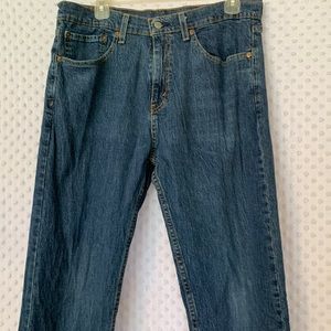 Levi’s 505 34x34 denim blue jeans, like new.